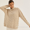 Sweater de malha de outono e inverno